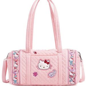 Hello Kitty Vera Bradley Gingham Small Duffle